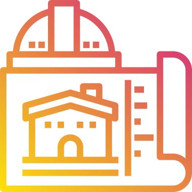 Şablon simgesi, vektör illüstrasyonu