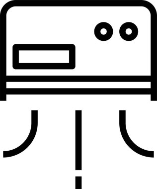 Kurutucu simgesi, vektör illüstrasyonu