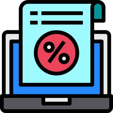 dizüstü bilgisayar çizgisi vektör simgesi.