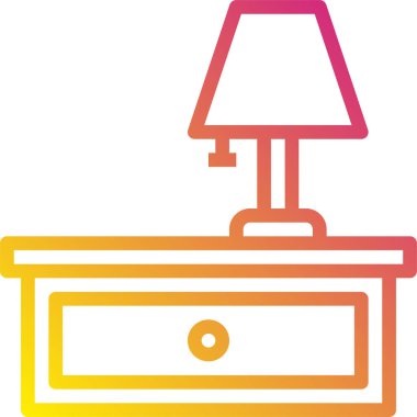 Lamba konseptinin minimalist vektör simgesi