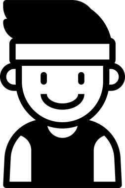 kullanıcı profili, çocuk avatarı, vektör illüstrasyonu 