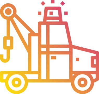 Dağıtım kavramının minimalist vektör simgesi 