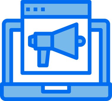 Dijital içeriğin minimalist vektör simgesi 