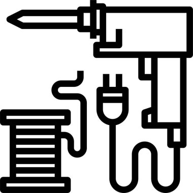 Araç simgesinin vektör illüstrasyonu