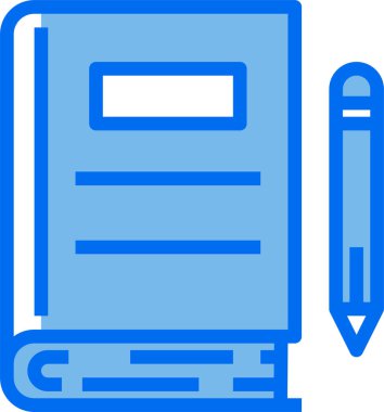 kitap minimalist vektör simgesi