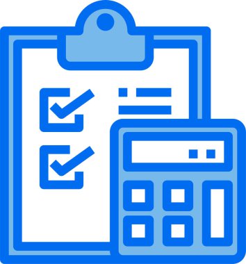 hesap makinesi simgesi, vektör illüstrasyonu 