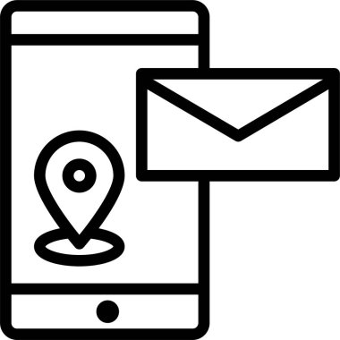 e- posta simgesi vektör illüstrasyonu 