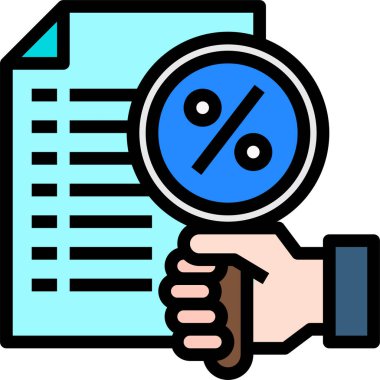 Arama simgesi, vektör illüstrasyonu 