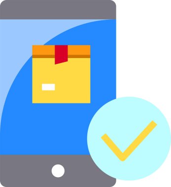 akıllı telefon simgesi vektör illüstrasyonu