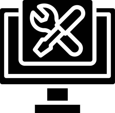 Simge vektör illüstrasyonunu onar