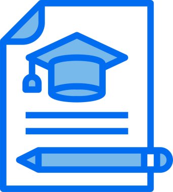 Eğitim minimalist vektör simgesi