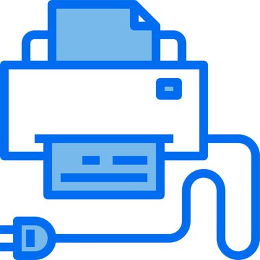 yazıcı aygıtı vektör simgesi