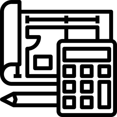 Şablon simgesi, vektör illüstrasyonu