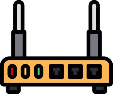 Yönlendirici minimalist vektör simgesi