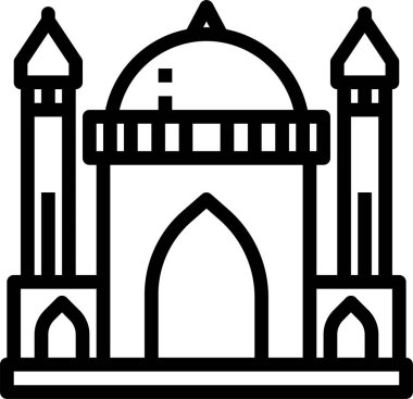 Cami simgesi, vektör resimleme