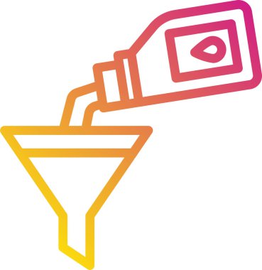 Yağ Huni simgesi, vektör illüstrasyonu