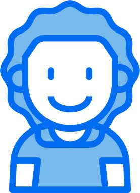 kullanıcı profili, çocuk avatarı, vektör illüstrasyonu 