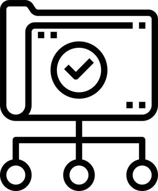 veri teknolojisi yönetim kavramı, vektör illüstrasyonu