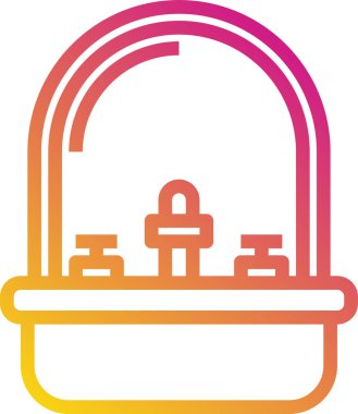 Batmanın minimalist vektör simgesi