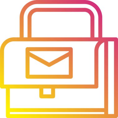 e- posta simgesi vektör illüstrasyonu 