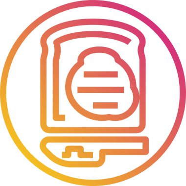 Kahvaltının vektör çizimi 