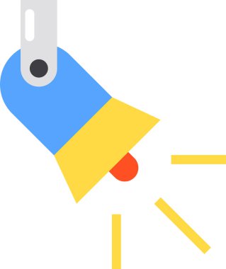 minimalistic vector icon of spotlight