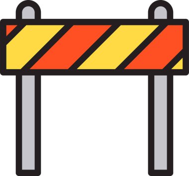 Güvenlik kavramının minimalist vektör simgesi