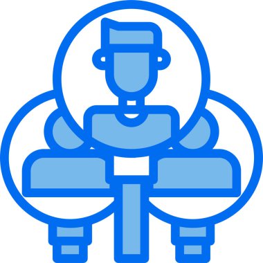 avatar kullanıcı simgesi, vektör illüstrasyonu