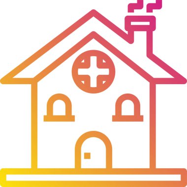 Ev simgesi, vektör illüstrasyonu