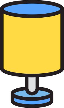 Lamba simgesi vektör illüstrasyonu, ampul simgesi