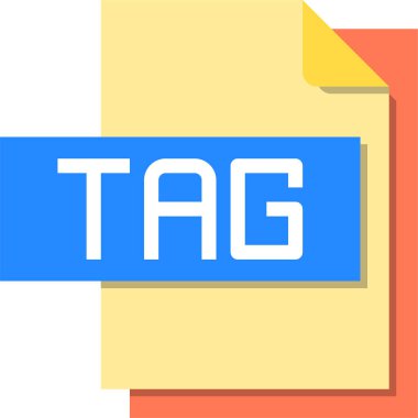 etiket dosya biçimi vektörü