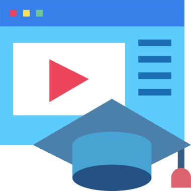 Eğitim minimalist vektör simgesi