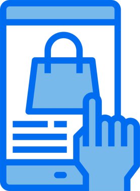 akıllı telefon simgesi vektör illüstrasyonu