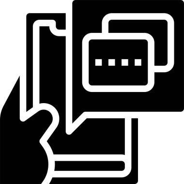 akıllı telefon simgesi vektör illüstrasyonu