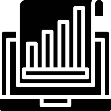 grafik simgesinin vektör illüstrasyonu