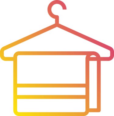 Havlunun basit vektör simgesi