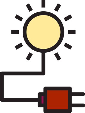 Ekoloji minimalist vektör simgesi