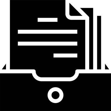 Belge dosyaları vektör illüstrasyonu 