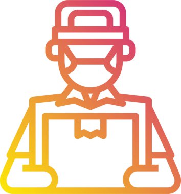 servis minimalist vektör simgesi