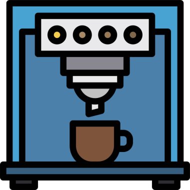 Kafe vektör illüstrasyonu