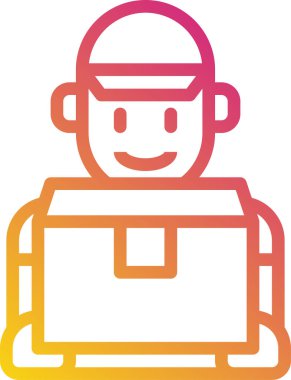 servis simgesi, vektör illüstrasyonu