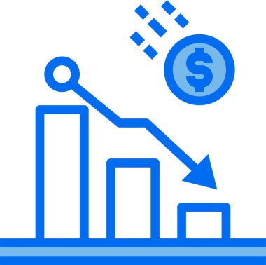 grafik simgesinin vektör illüstrasyonu