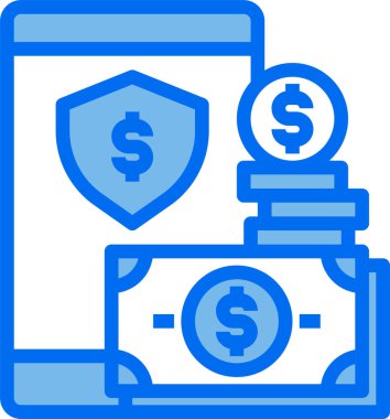 Akıllı telefon simgesinin vektör illüstrasyonu