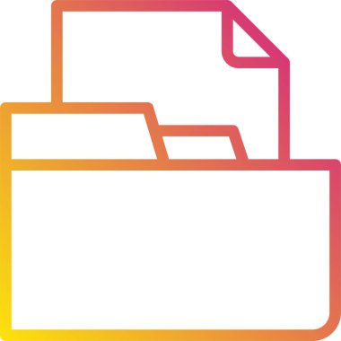 Ofis dizinleri, vektör illüstrasyonu