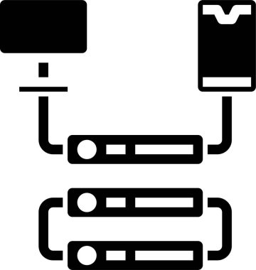 veri teknolojisi yönetim kavramı, vektör illüstrasyonu