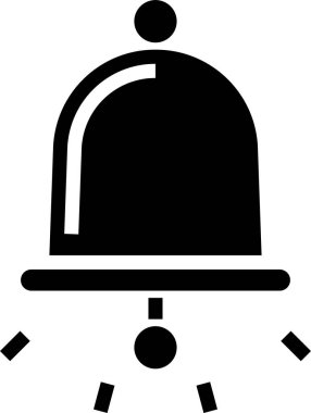 Çan simgesi vektör illüstrasyonu