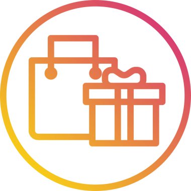 hediye simgesi vektör illüstrasyonu