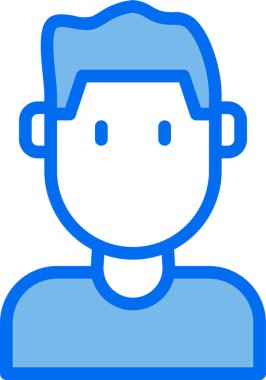 erkek avatar kişi tasarımı, vektör illüstrasyonu  