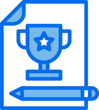 Kazanan ödül vektör illüstrasyonu 