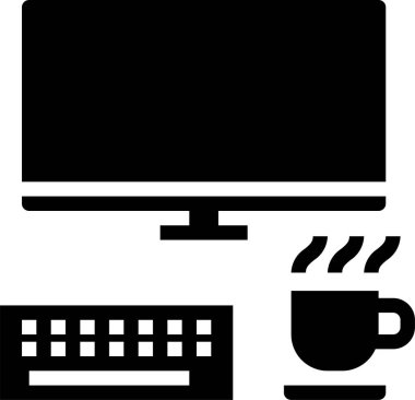 Zamanın minimalist vektör simgesi